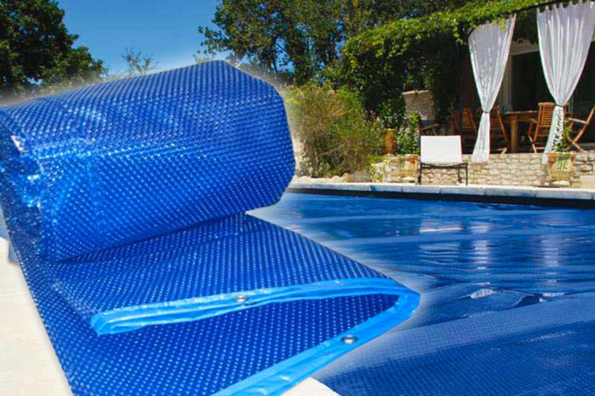 Bâche à bulles piscine Alliance Célestine 7 - 7,05 x 3,50 m - Spa & Piscine